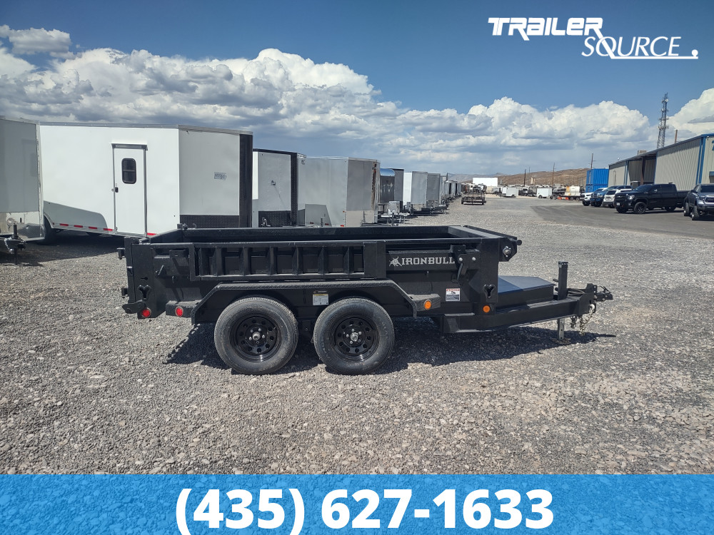 5x10 Iron Bull DTB 18" Sides 7K Dump Trailer