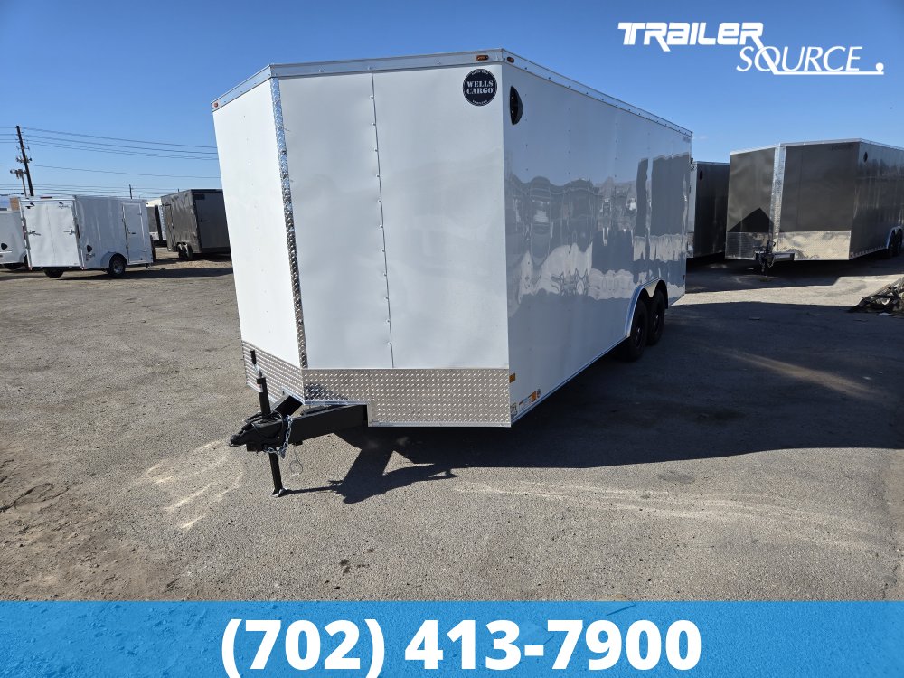 8.5x20 Wells Cargo FastTrac 7'0" Interior 10K Tandem Axle Enclosed Cargo