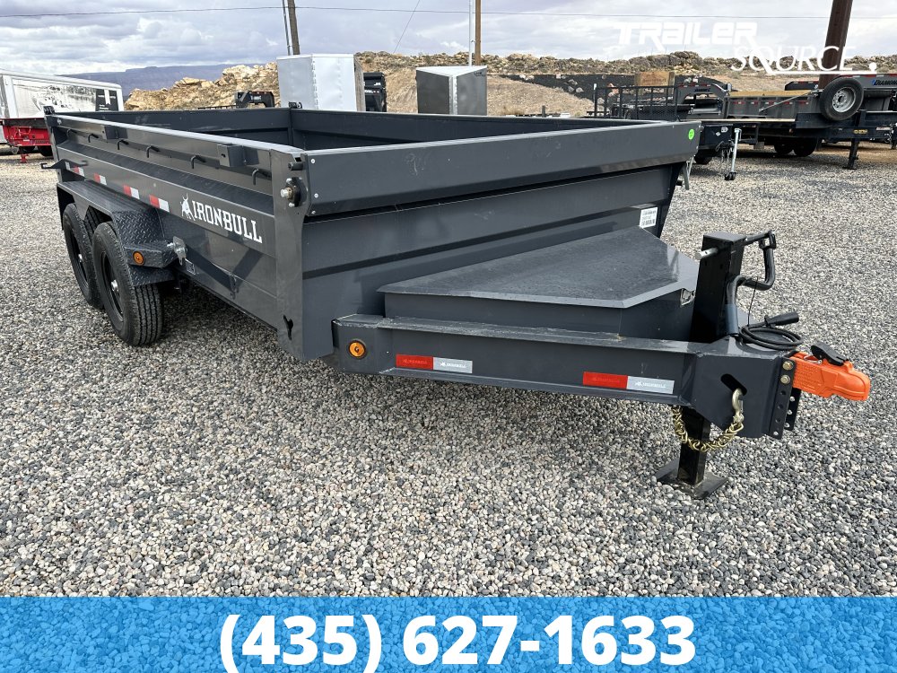 7x14 Iron Bull DWB 24" Sides 15K Dump Trailer