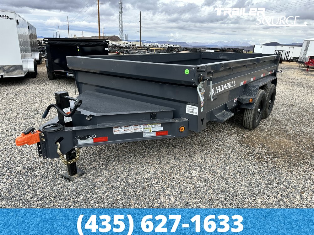 7x14 Iron Bull DWB 24" Sides 15K Dump Trailer