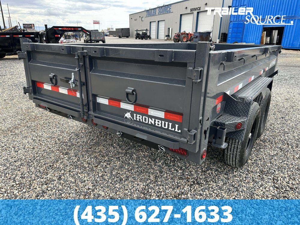 7x14 Iron Bull DWB 24" Sides 15K Dump Trailer