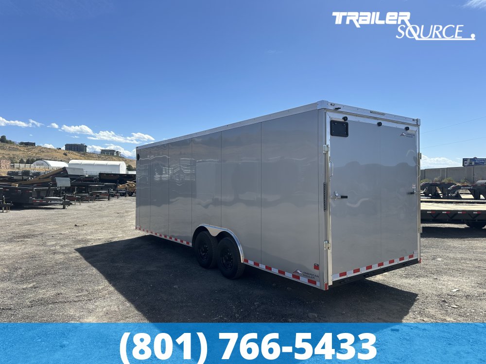 8.5x24 American Hauler Night Hawk 7'6" 12K Tandem Axle Enclosed Cargo