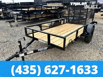 5x10 Top Hat Single Axle Utility