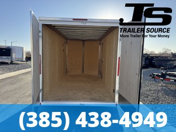 7x14 Look ST DLX Enclosed Cargo Trailer - 7'0" Interior - 7K GVWR - .080 PolyCor, Alloy Wheels, Barn Doors, Translucent Roof