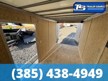 7x14 Look ST DLX Enclosed Cargo Trailer - 7'0" Interior - 7K GVWR - .080 PolyCor, Alloy Wheels, Barn Doors, Translucent Roof