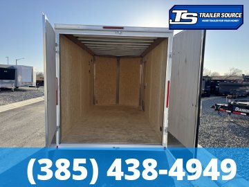 7x14 Look ST DLX Enclosed Cargo Trailer - 7'0" Interior - 7K GVWR - .080 PolyCor, Alloy Wheels, Barn Doors, Translucent Roof