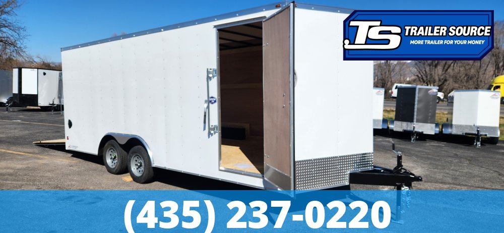 8.5x20 American Hauler Arrow Enclosed Cargo Trailer - 7'0" Interior - 7K GVWR -
