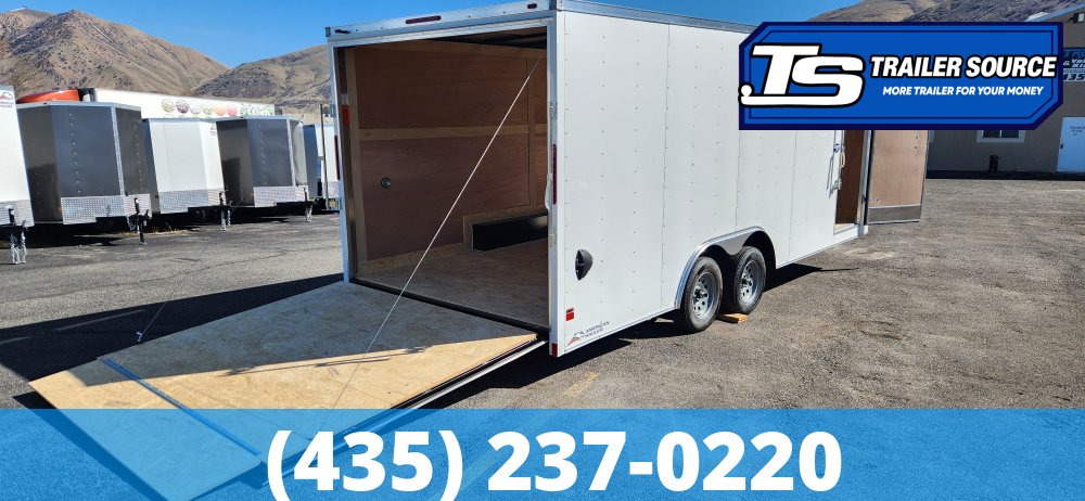 8.5x20 American Hauler Arrow Enclosed Cargo Trailer - 7'0" Interior - 7K GVWR -