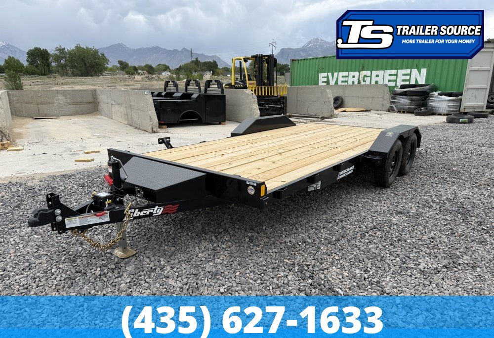 7x18 Liberty LC Flatbed Car Hauler