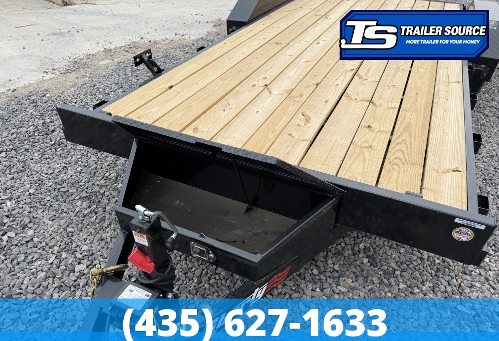 7x18 Liberty LC Flatbed Car Hauler
