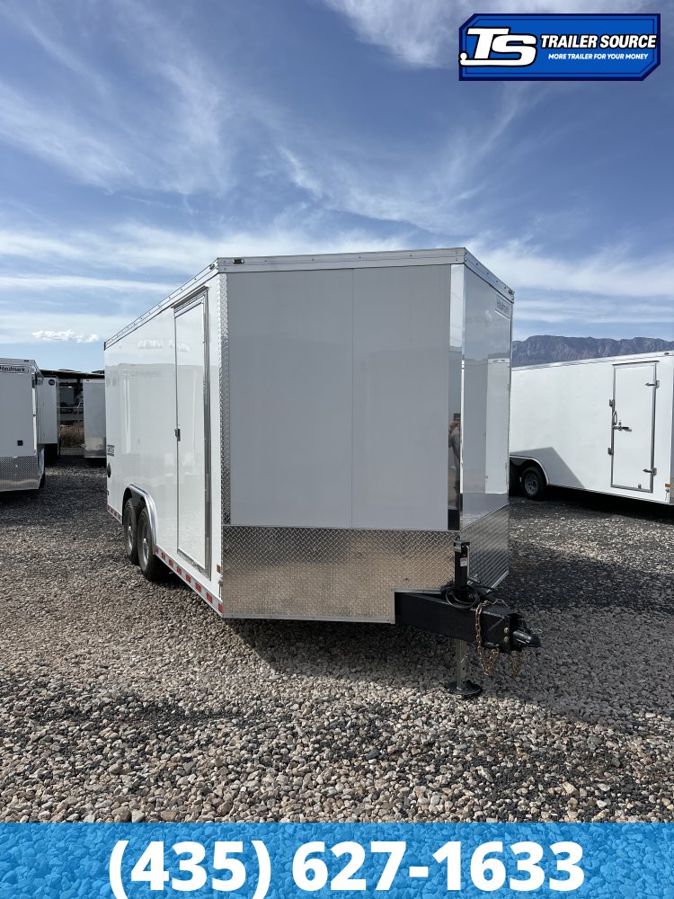 8.5x18 Haulmark Grizzly HD Enclosed Cargo Trailer - 7'0" Interior - 12K GVWR - 12" Cross Member Upgrade, Double 3/4 Floor