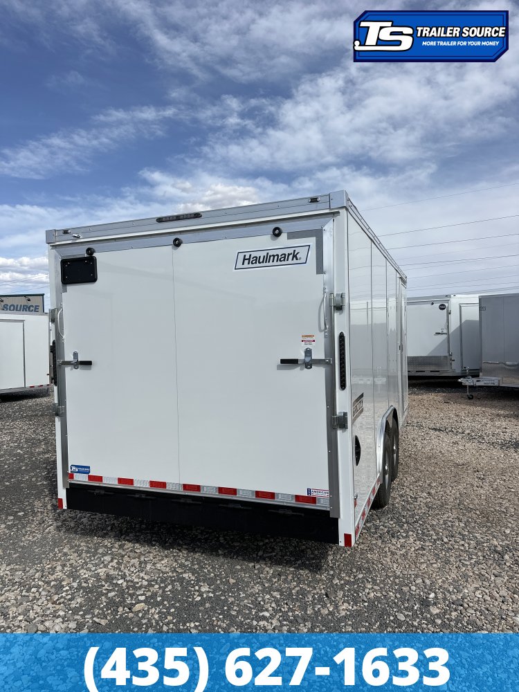 8.5x18 Haulmark Grizzly HD Enclosed Cargo Trailer - 7'0" Interior - 12K GVWR - 12" Cross Member Upgrade, Double 3/4 Floor