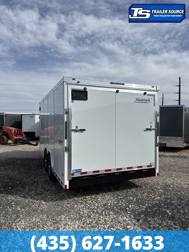 8.5x18 Haulmark Grizzly HD Enclosed Cargo Trailer - 7'0" Interior - 12K GVWR - 12" Cross Member Upgrade, Double 3/4 Floor