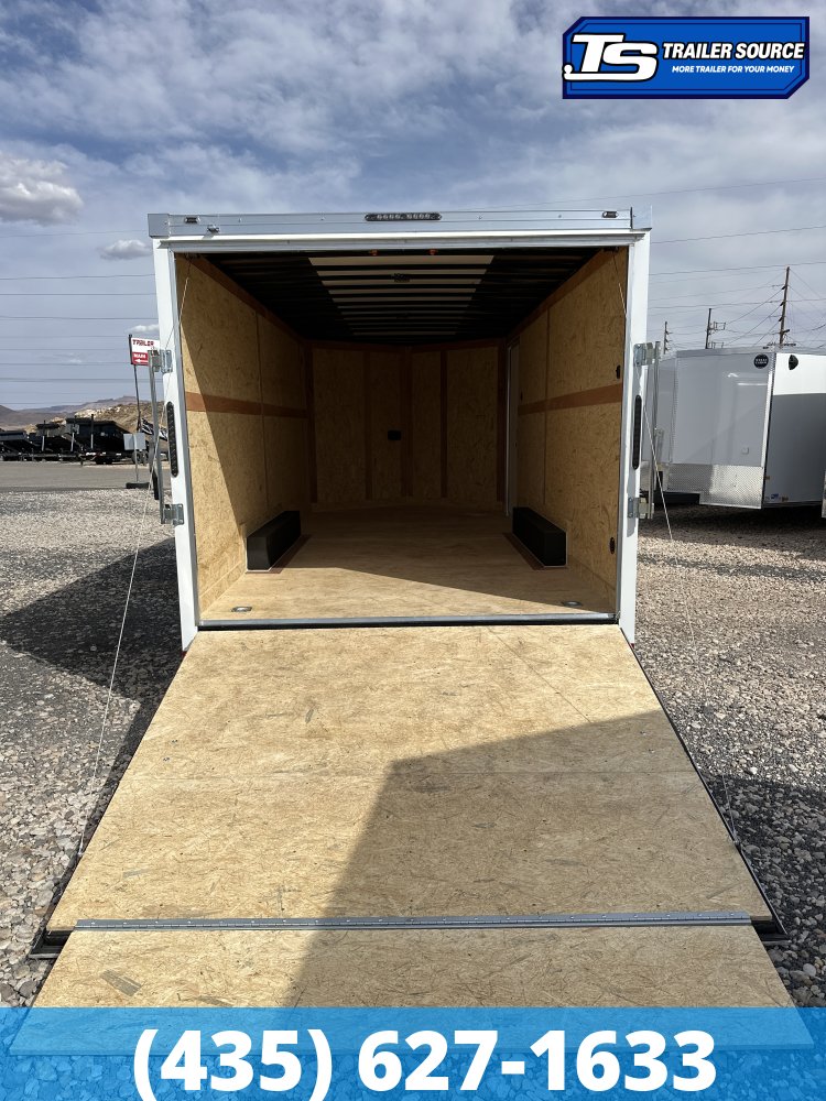 8.5x18 Haulmark Grizzly HD Enclosed Cargo Trailer - 7'0" Interior - 12K GVWR - 12" Cross Member Upgrade, Double 3/4 Floor