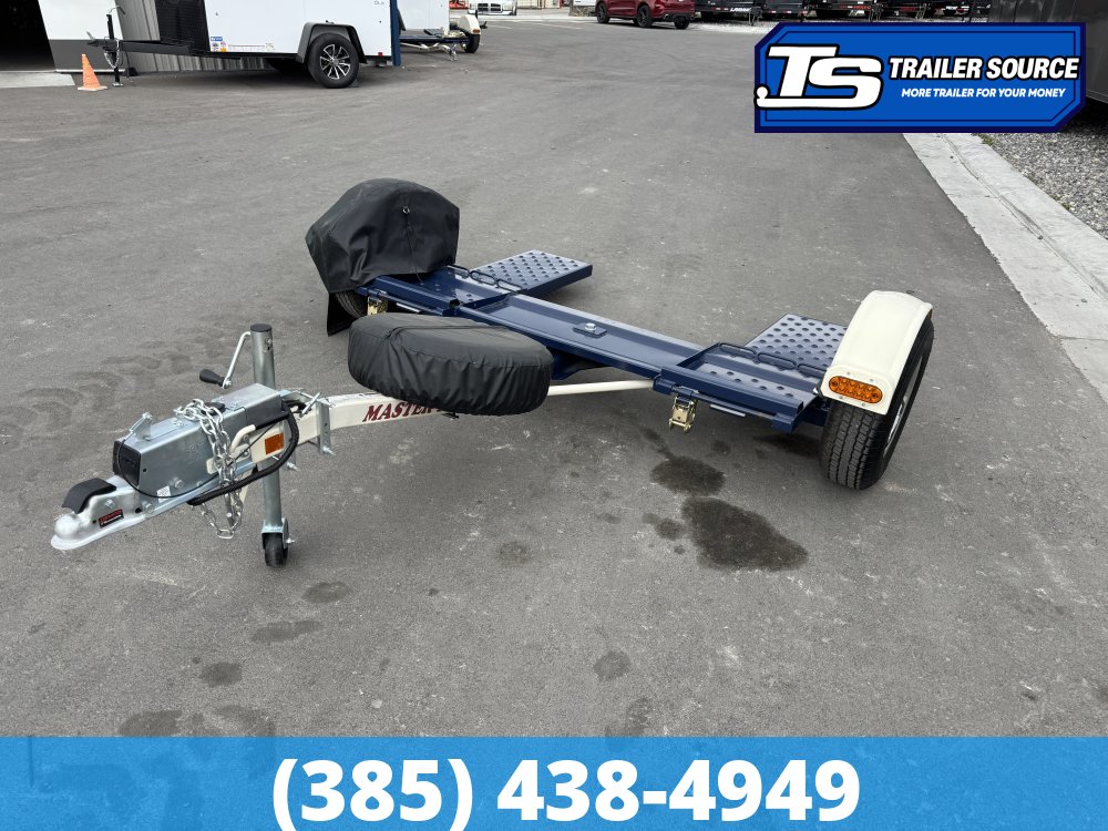 8x Master Tow Car Dolly Tow Dolly Trailer - 3.5K GVWR - Spare Mount, Spare Tire