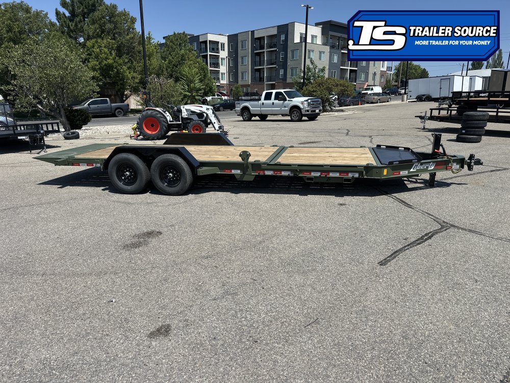7x22 Liberty LT Tilt Trailer - 15.4K GVWR - Detach and Defend Coupler