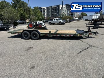 7x22 Liberty LT Tilt Trailer - 15.4K GVWR - Detach and Defend Coupler