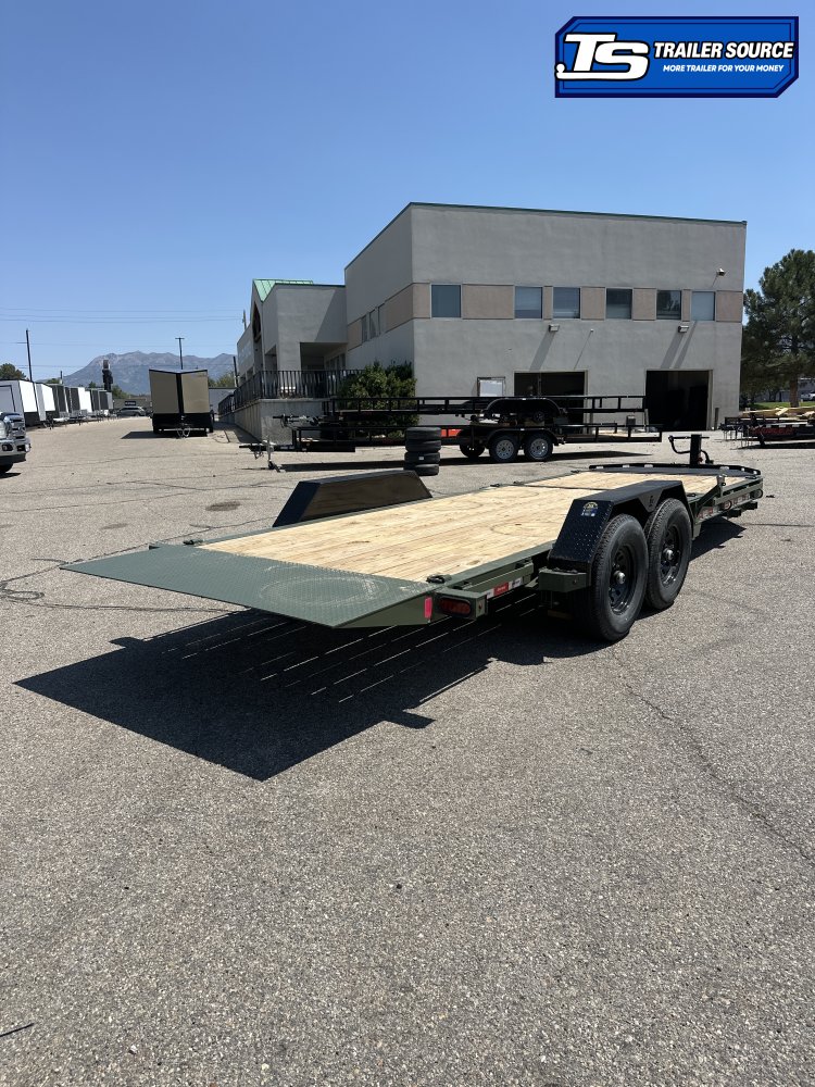 7x22 Liberty LT Tilt Trailer - 15.4K GVWR - Detach and Defend Coupler