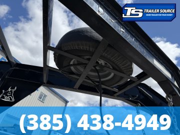 7x16 Iron Bull DBG Dump Trailer - 14K GVWR - 14 Ply Tires, Slide Out Ramps, Spare Mount, Spare Tire, Spreader Gate