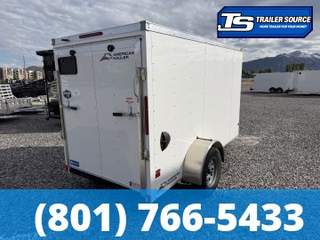 5x10 American Hauler Arrow Enclosed Cargo Trailer - 5'6" Interior - 3.5K GVWR - Ramp Door
