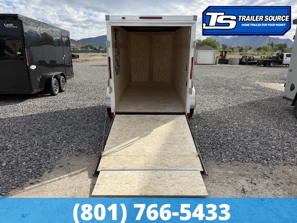 5x10 American Hauler Arrow Enclosed Cargo Trailer - 5'6" Interior - 3.5K GVWR - Ramp Door