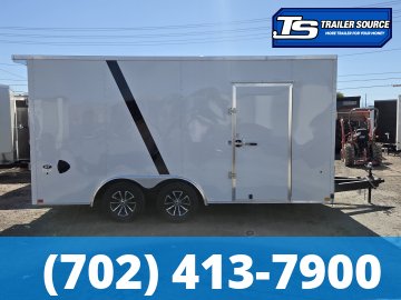 8.5x16 Look ST DLX Enclosed Cargo Trailer - 7'0" Interior - 7K GVWR - 12" Cross Member Upgrade, Rear Spoiler w/ Load Lights, Torsion Axles