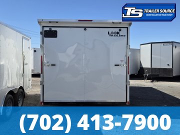 8.5x16 Look ST DLX Enclosed Cargo Trailer - 7'0" Interior - 7K GVWR - 12" Cross Member Upgrade, Rear Spoiler w/ Load Lights, Torsion Axles