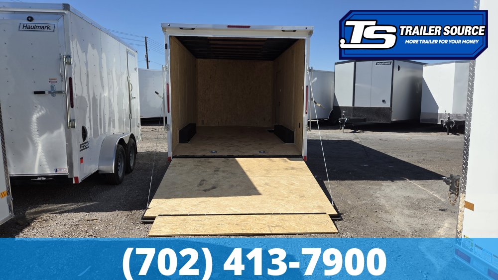 8.5x16 Look ST DLX Enclosed Cargo Trailer - 7'0" Interior - 7K GVWR - 12" Cross Member Upgrade, Rear Spoiler w/ Load Lights, Torsion Axles