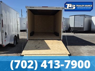8.5x16 Look ST DLX Enclosed Cargo Trailer - 7'0" Interior - 7K GVWR - 12" Cross Member Upgrade, Rear Spoiler w/ Load Lights, Torsion Axles