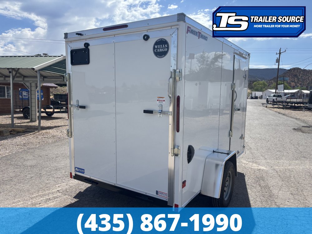 6x10 Wells Cargo FastTrac Enclosed Cargo Trailer - 6'6" Interior - 3.5K GVWR - .080 PolyCor