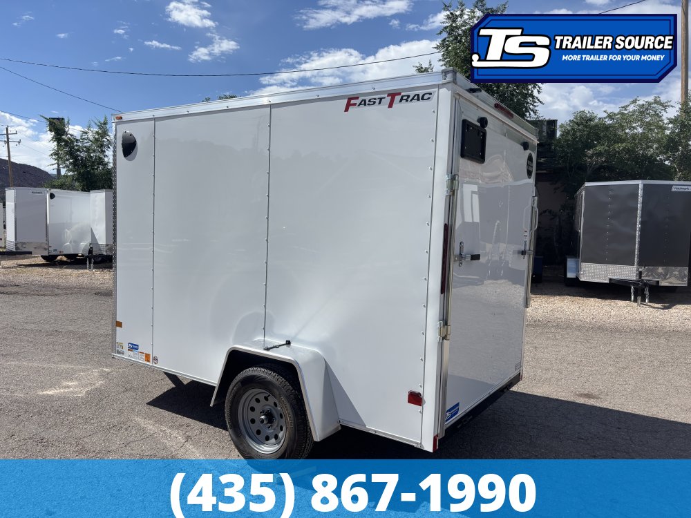 6x10 Wells Cargo FastTrac Enclosed Cargo Trailer - 6'6" Interior - 3.5K GVWR - .080 PolyCor