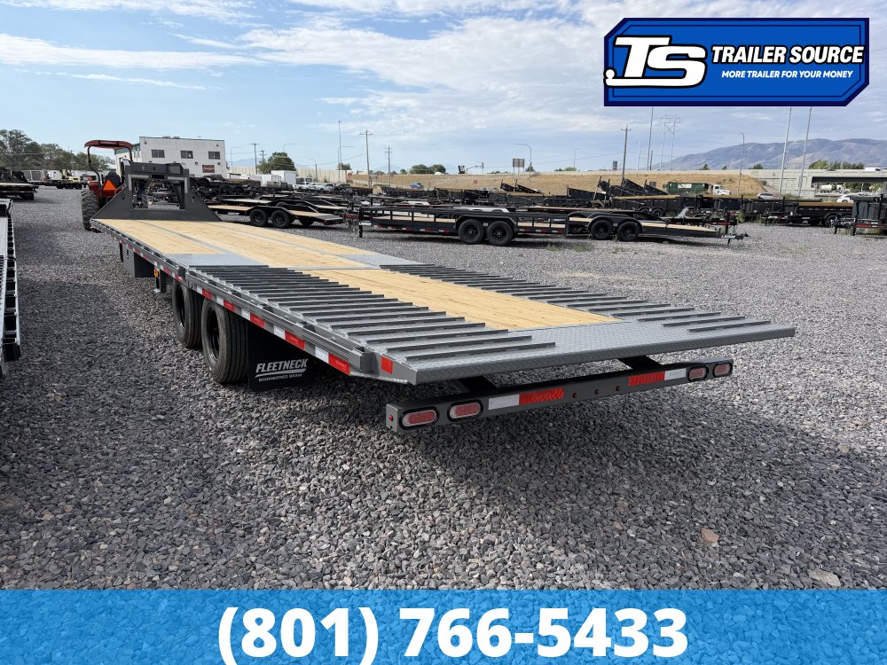 8.5x40 Diamond C FMAX-HDT 212 Gooseneck Hydraulic Dovetail Equipment Trailer - 25.9K GVWR - ABS Brakes, Hydraulic Jack(s)