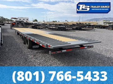 8.5x40 Diamond C FMAX-HDT 212 Gooseneck Hydraulic Dovetail Equipment Trailer - 25.9K GVWR - ABS Brakes, Hydraulic Jack(s)