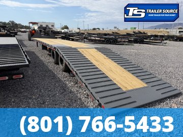8.5x40 Diamond C FMAX-HDT 212 Gooseneck Hydraulic Dovetail Equipment Trailer - 25.9K GVWR - ABS Brakes, Hydraulic Jack(s)