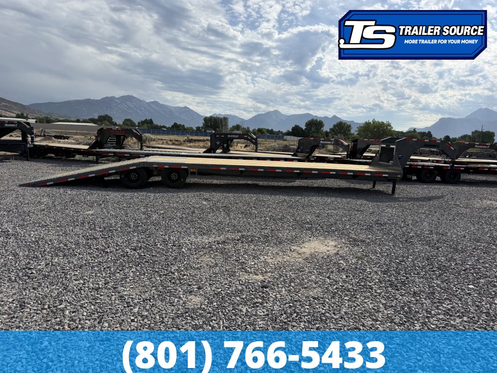 8.5x40 Diamond C FMAX-HDT 212 Gooseneck Hydraulic Dovetail Equipment Trailer - 25.9K GVWR - ABS Brakes, Hydraulic Jack(s)