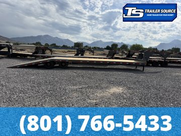 8.5x40 Diamond C FMAX-HDT 212 Gooseneck Hydraulic Dovetail Equipment Trailer - 25.9K GVWR - ABS Brakes, Hydraulic Jack(s)