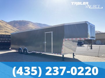 8.5x38 American Hauler Silverhawk 7'10" Interior Enclosed Car Hauler