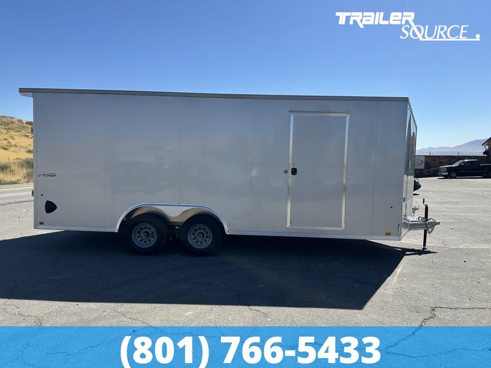 8.5x20 Look Vision Aluminum 7'0" Interior 10K Tandem Axle Enclosed Cargo