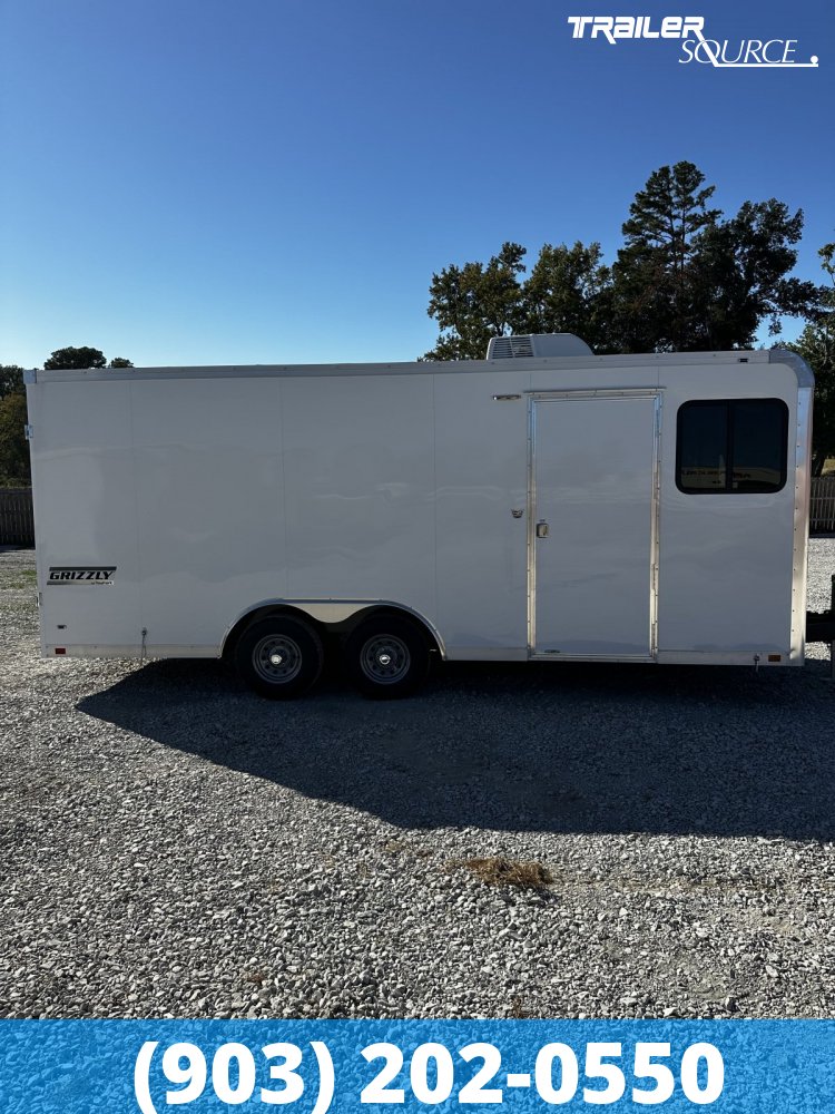 8.5x20 Haulmark Grizzly HD Office 7'0" Interior 10K Tandem Axle Enclosed Cargo