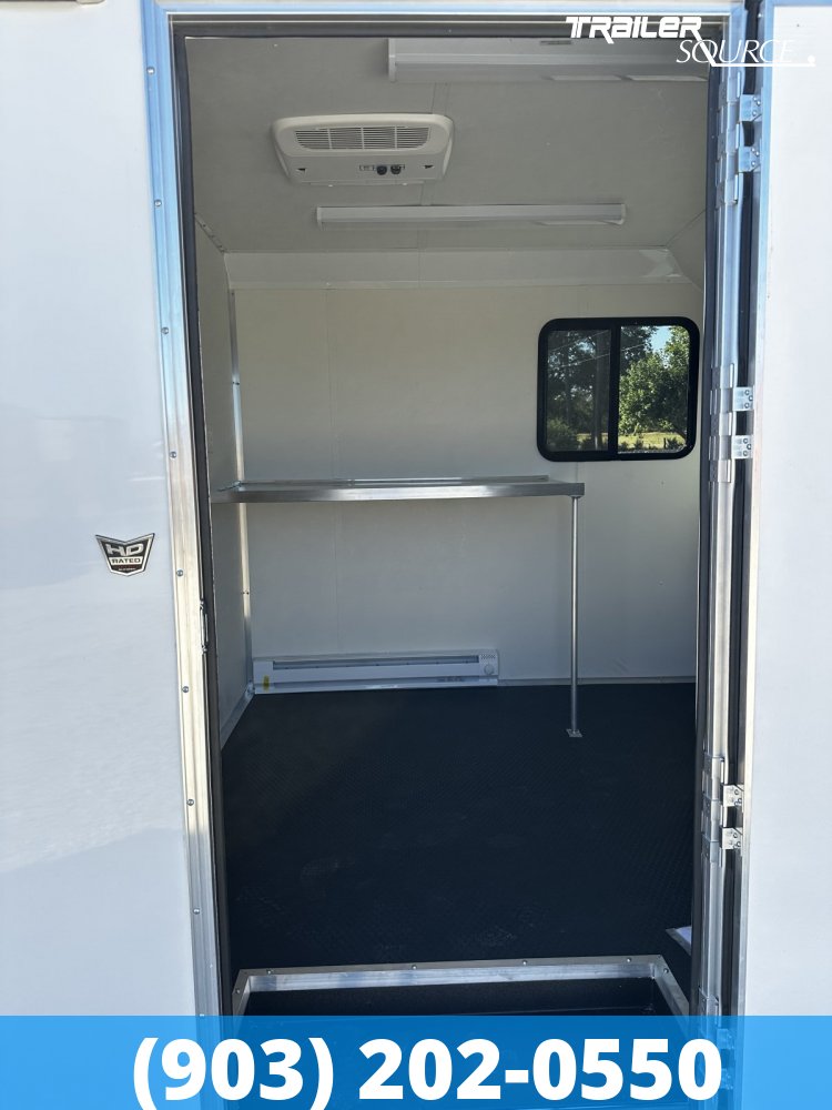 8.5x20 Haulmark Grizzly HD Office 7'0" Interior 10K Tandem Axle Enclosed Cargo