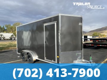 7.5x16 Alcom EZ Hauler 7'0" Interior Enclosed Cargo