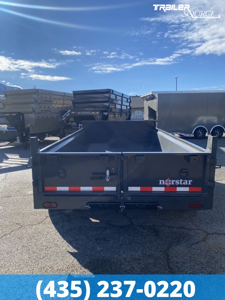 7x14 Norstar Iron Bull DCB 20" Sides 14K Dump Trailer