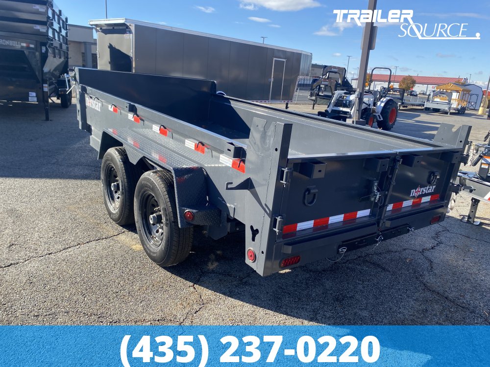 7x14 Norstar Iron Bull DCB 20" Sides 14K Dump Trailer