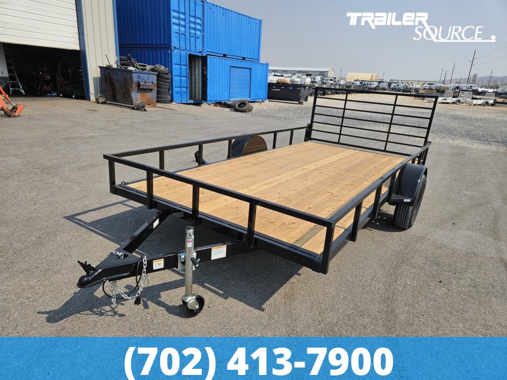 7x14 Built MAX Series Single Axle Utility