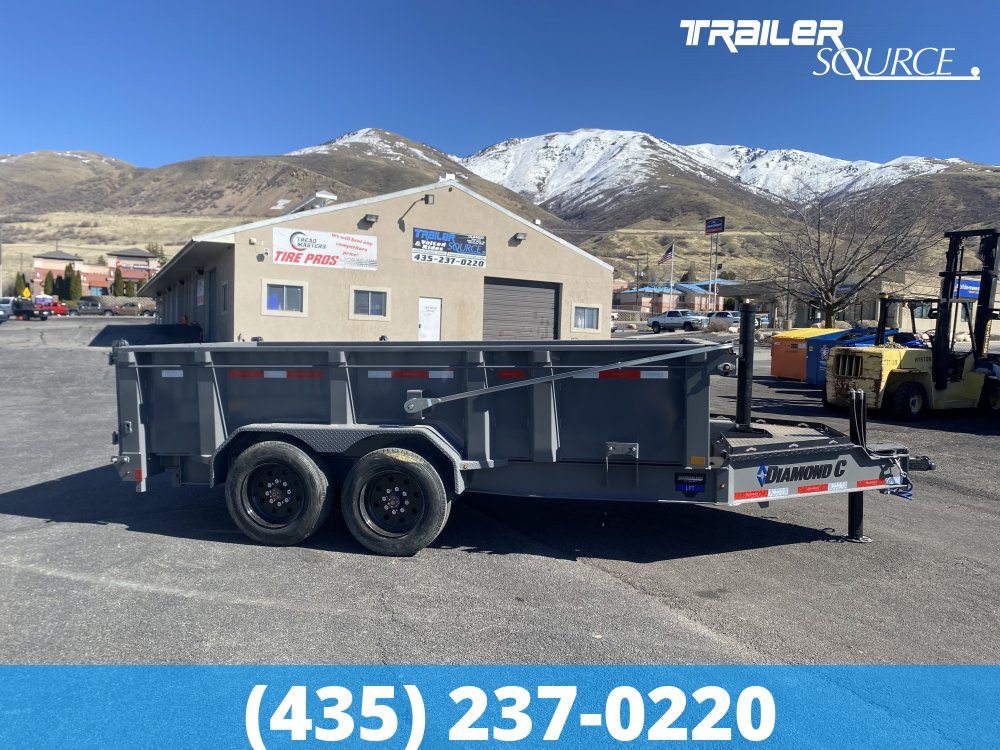 7x14 Diamond C LPT Telescopic Dump 18K 32" Sides Dump
