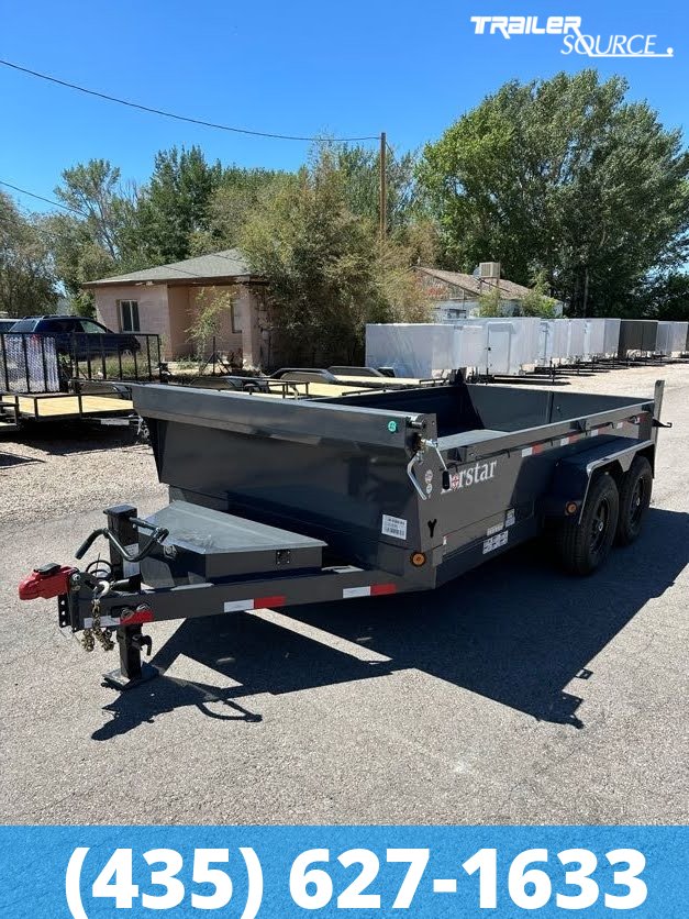 6x12 Norstar Iron Bull DCB 20" Sides 10K Dump Trailer