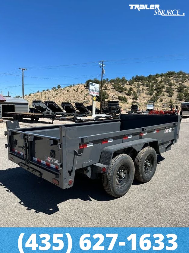 6x12 Norstar Iron Bull DCB 20" Sides 10K Dump Trailer