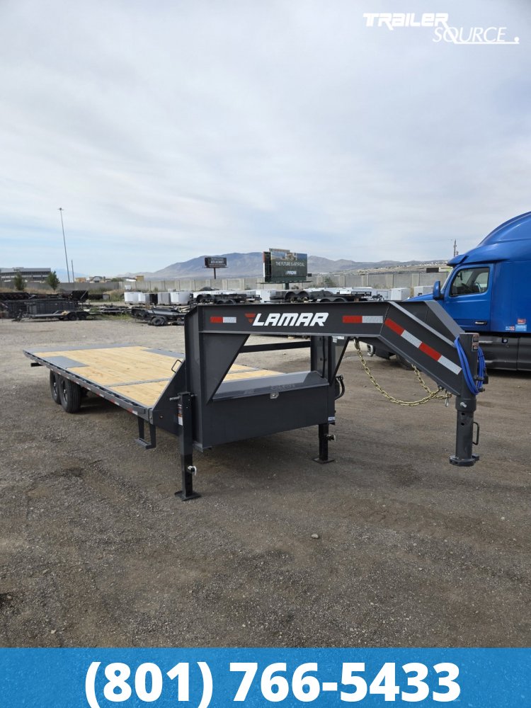8.5x26 Lamar FA 15K Gooseneck Deckover Tilt