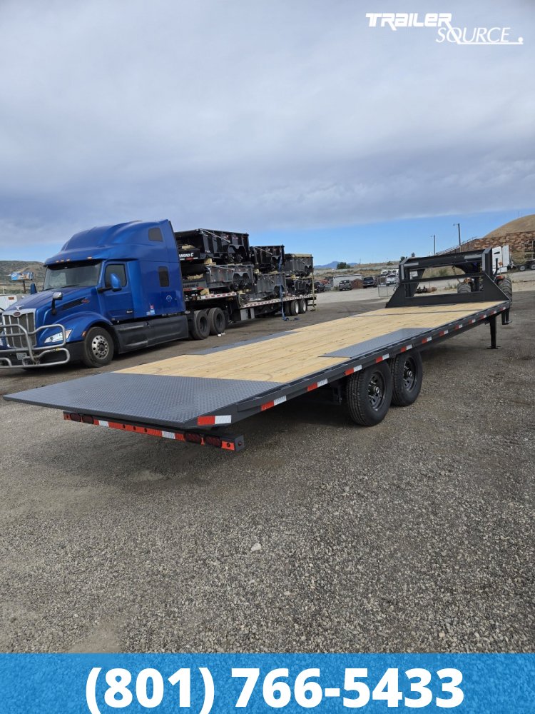 8.5x26 Lamar FA 15K Gooseneck Deckover Tilt