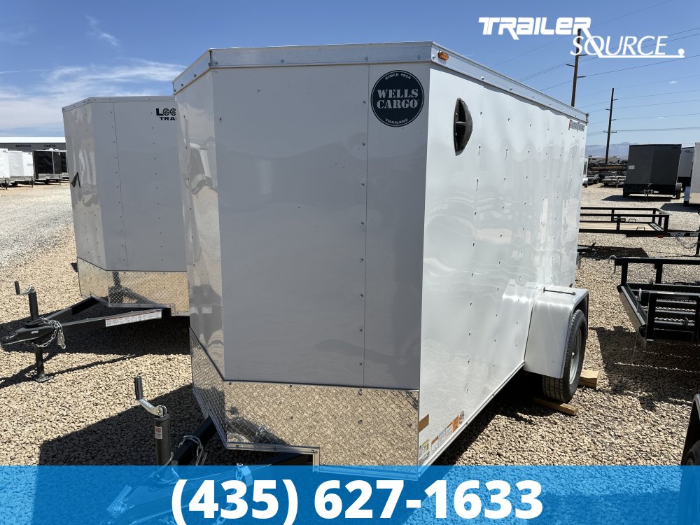 5x10 Wells Cargo FastTrac 5'6" Interior Single Axle Enclosed Cargo